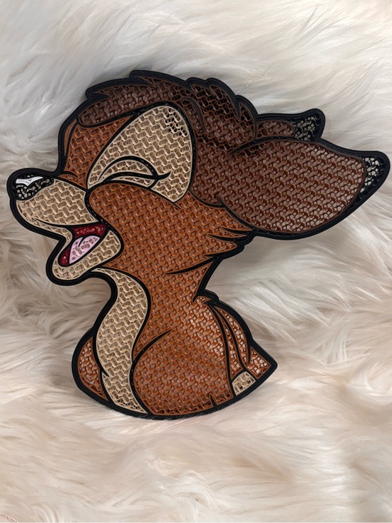 Hand Crafted Other - Woodland Deer Character Pin Board 3-D Printed
